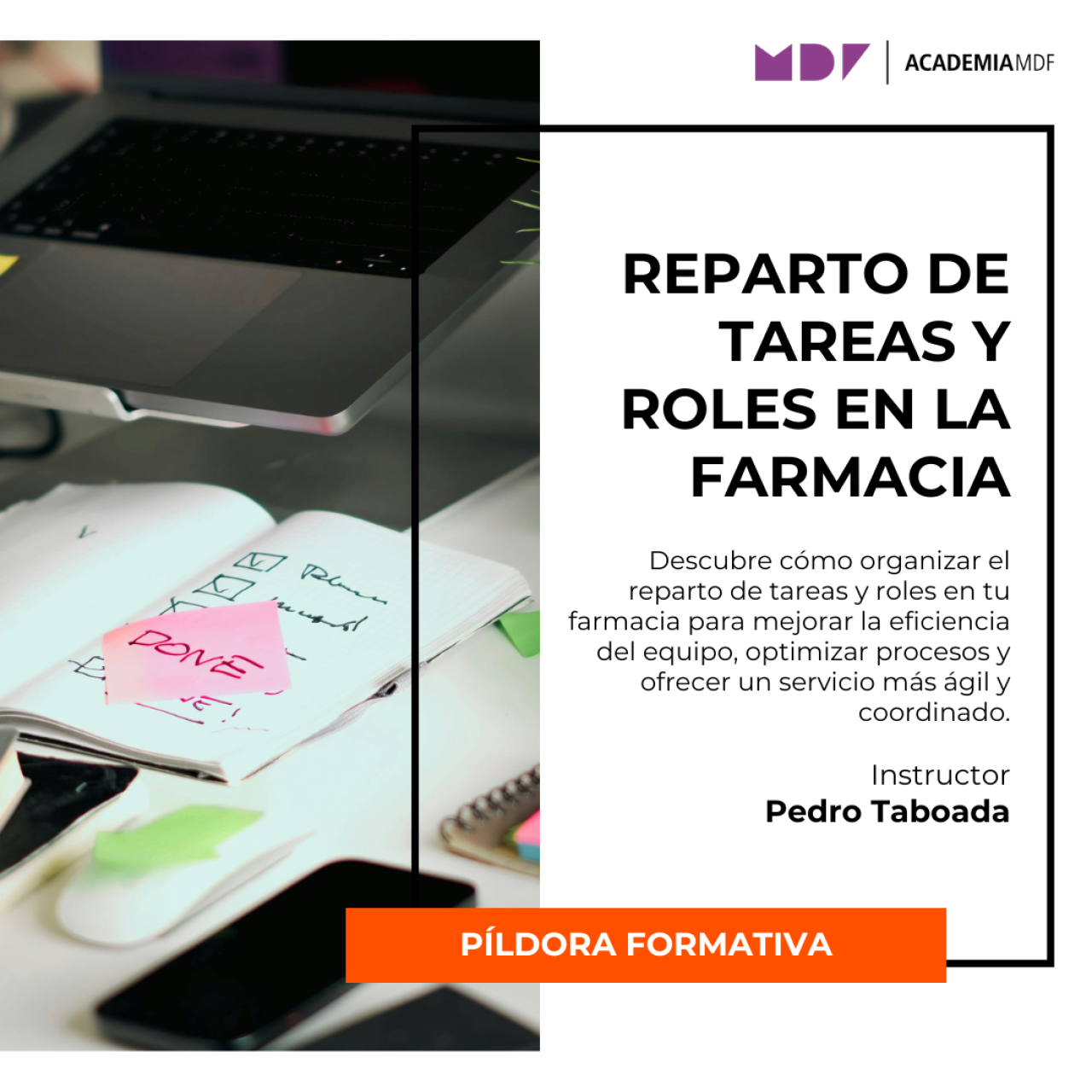 Reparto de tareas y roles en la farmacia