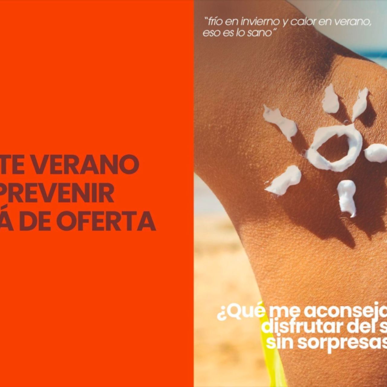 Cuidados de verano y fotoprotección