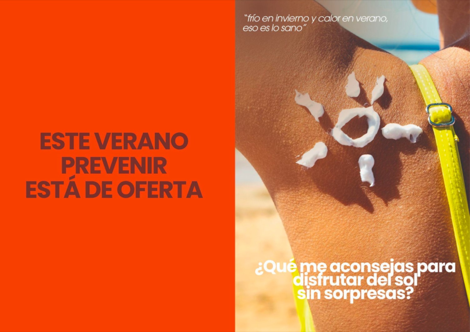 Cuidados de verano y fotoprotección